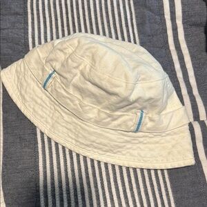 Janie and Jack White Linen Blend hat